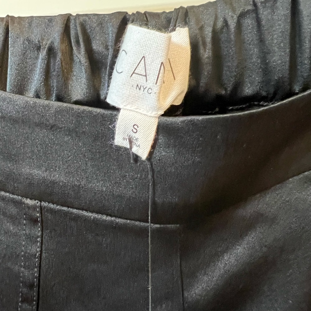 NWT Cami NYC black silk fringe pants size small 2/4 - Picture 9 of 15